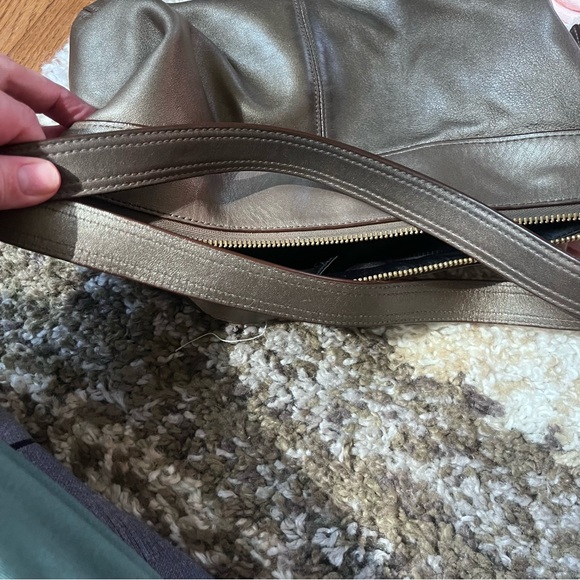 EUC Coach Metallic Brown Shoulder Bag - Picture 3 of 8
